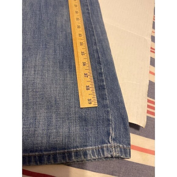 Levis 505 Jeans Men's  Straight leg Zip Fly Blue Denim 36X32 TINY FLAWS - Picture 14 of 16